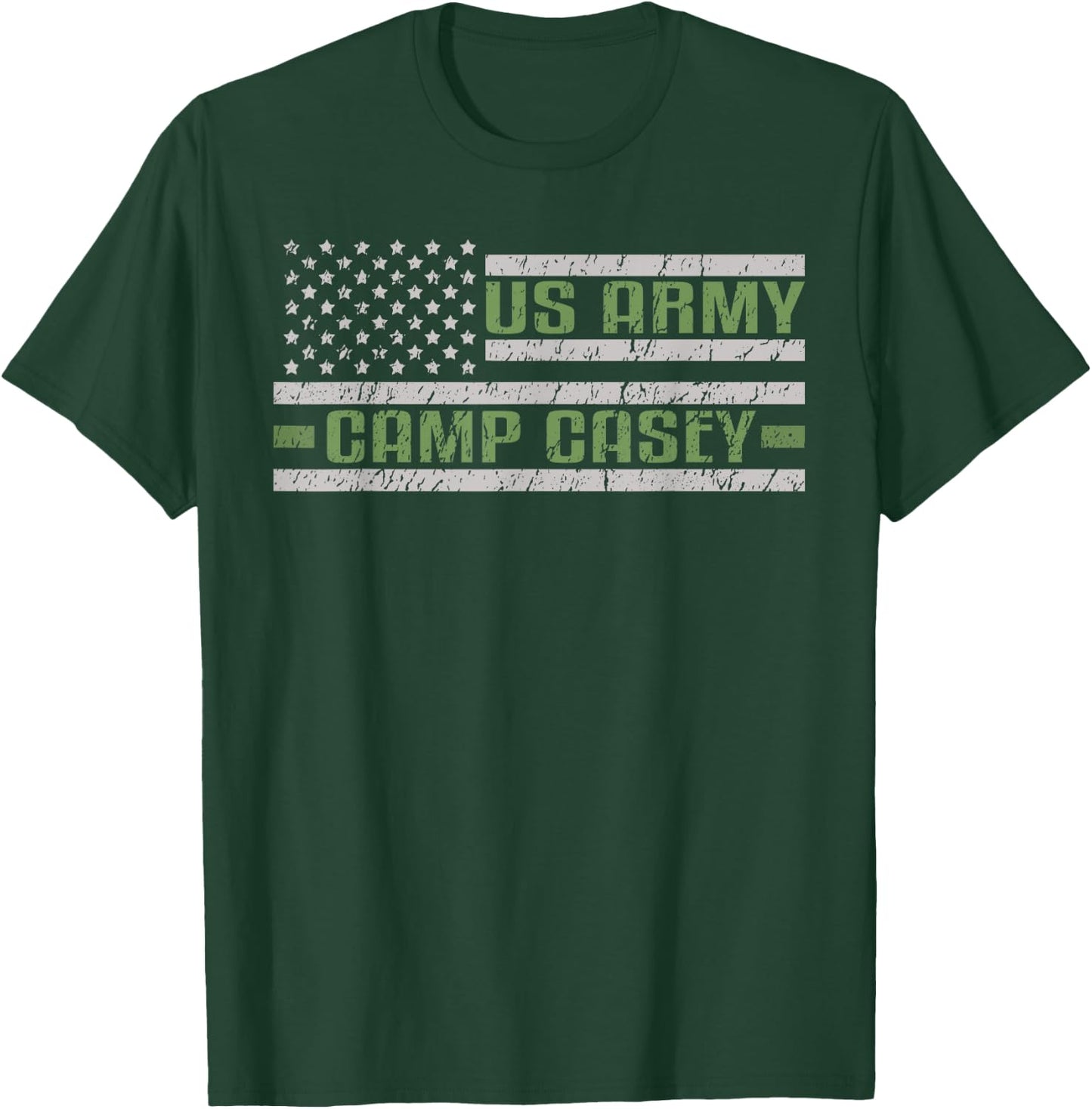 Camp Casey US Military Installation Army Base T-Shirt - T-Shirt | Forest