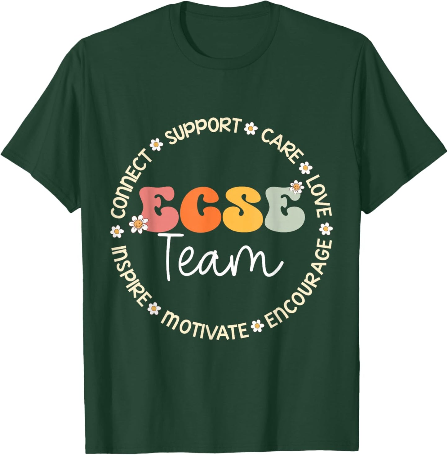 ECSE Team Appreciation Week Back to School T-Shirt - T-Shirt | Forest