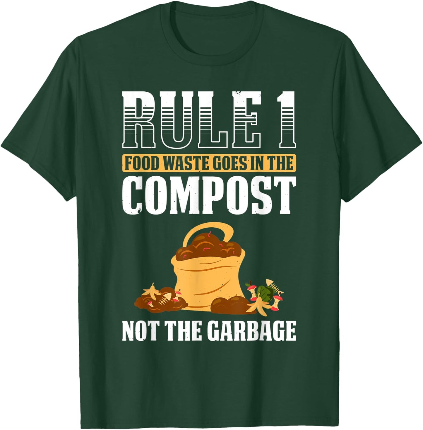 Composting For Compost Gardener Farmer Composting Lover T-Shirt - T-Shirt | Forest