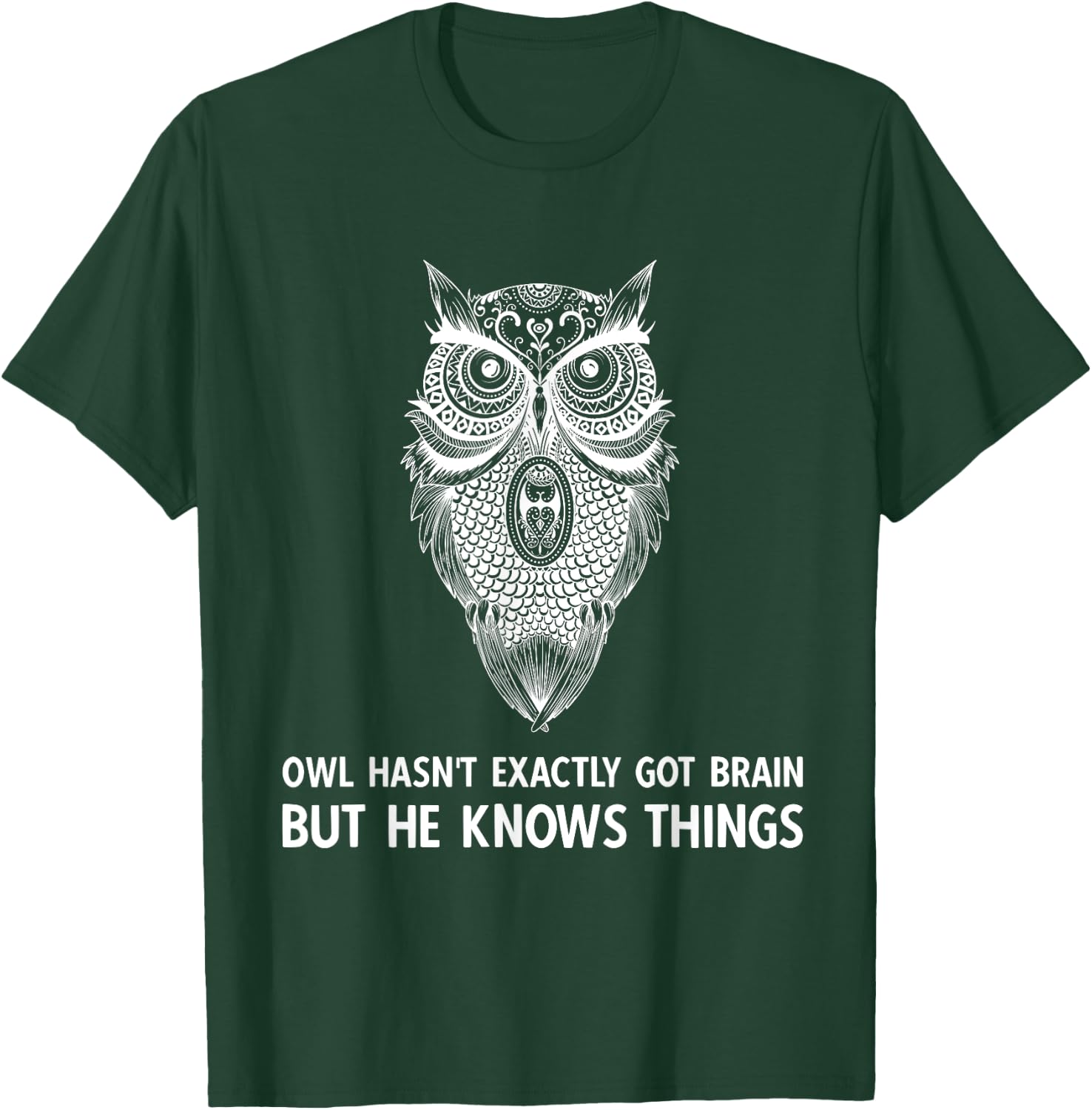 The Magnus Archives White Owl Saying T-Shirt - T-Shirt | Forest