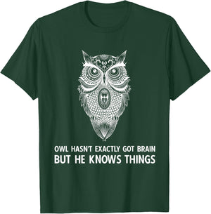 The Magnus Archives White Owl Saying T-Shirt - T-Shirt | Forest
