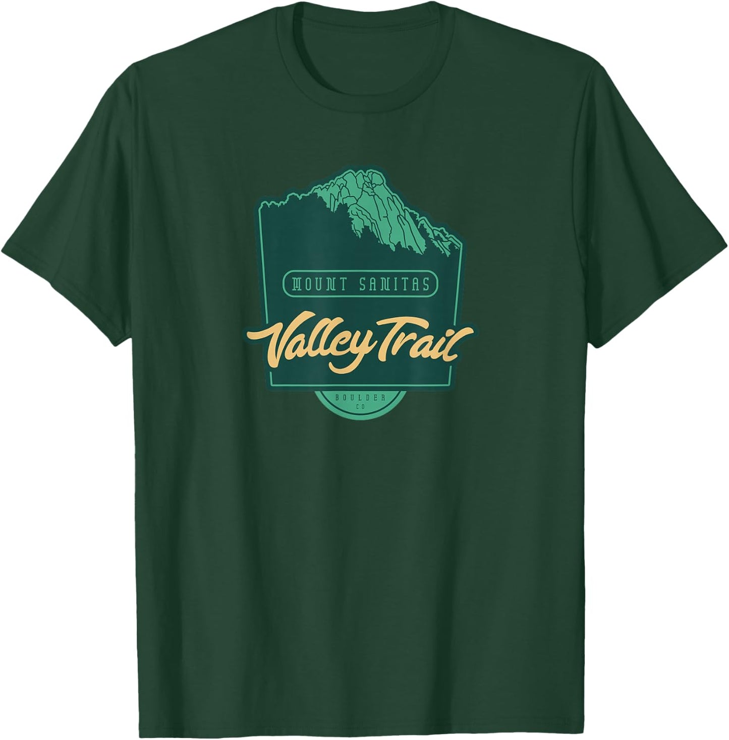 Mount Sanitas and Sanitas Valley Loop Trail – Boulder, CO T-Shirt - T-Shirt | Forest