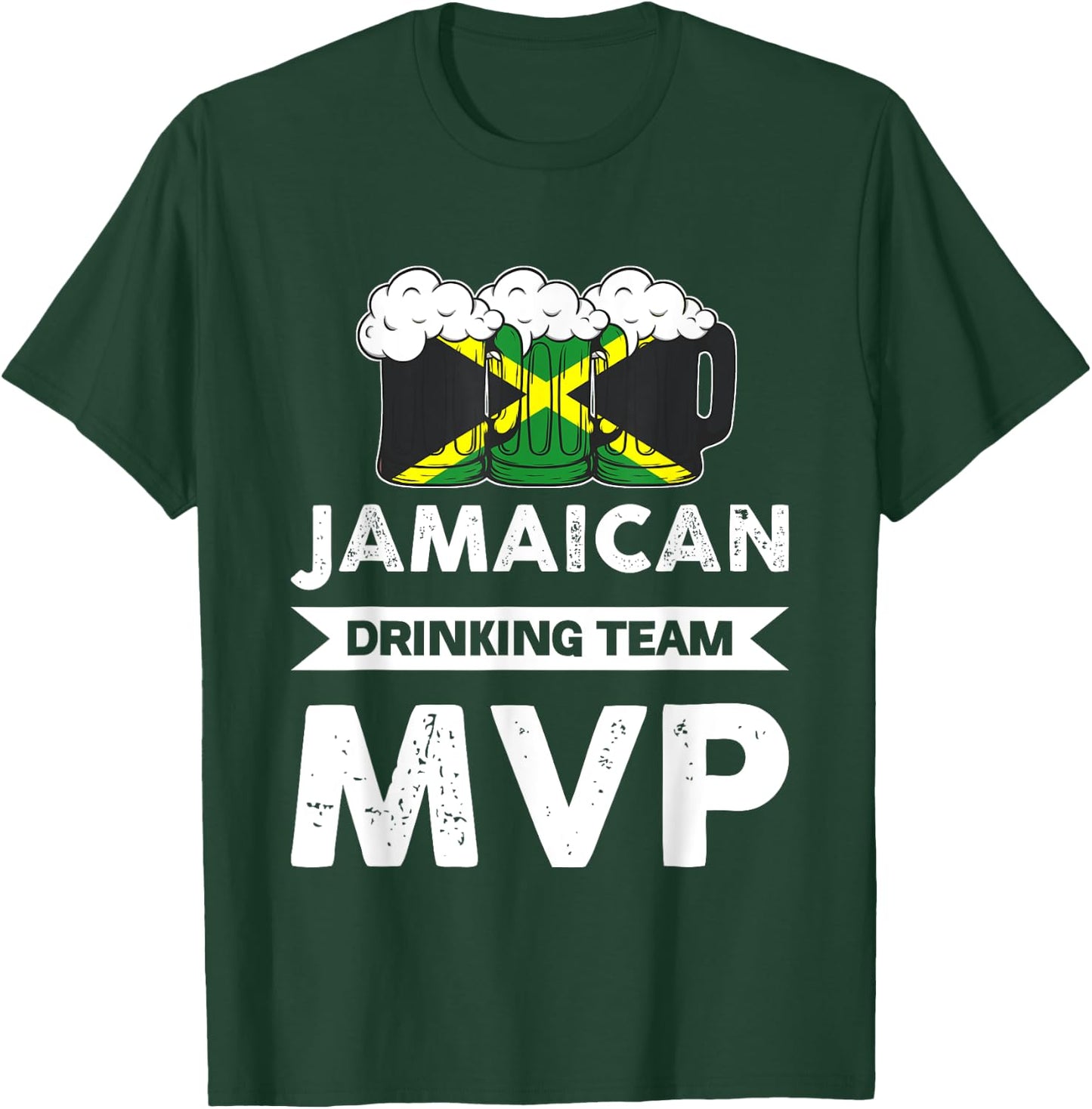 Jamaican Drinking Team MVP Jamaica T-Shirt - T-Shirt | Forest