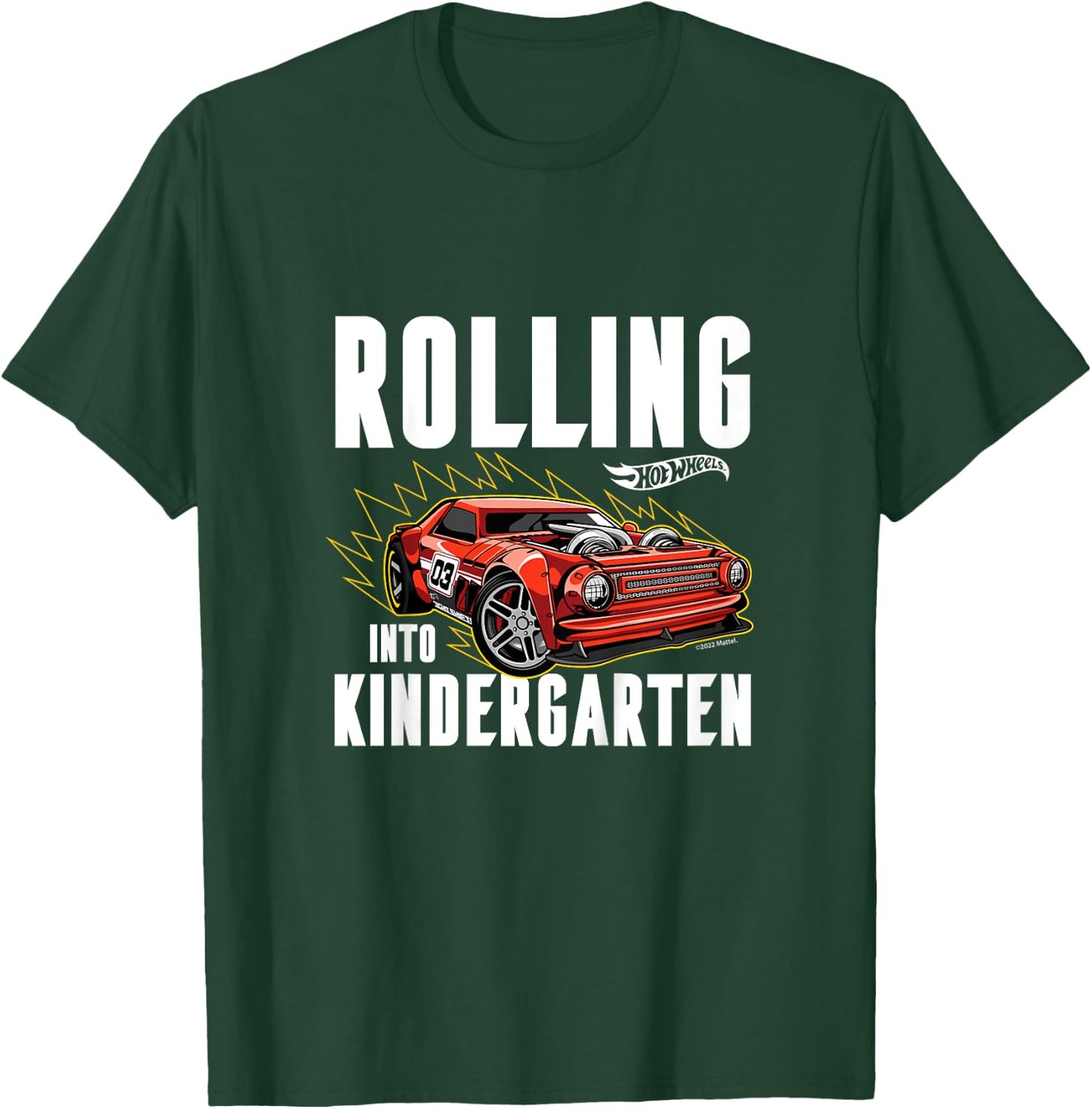 Kids Hot Wheels - Off to Nursery T-Shirt - T-Shirt | Forest