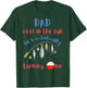 Dad Dad Fishing First Birthday O-fish-ally One 1st Bday T-Shirt - T-Shirt | Forest