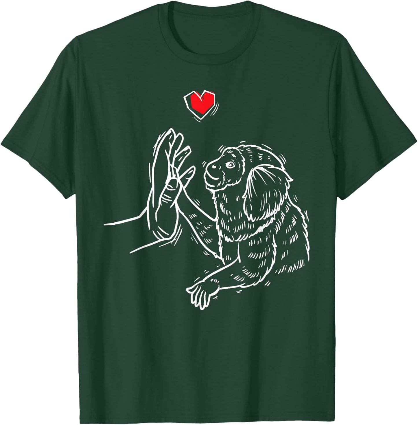 Marmoset Monkey With Hand T-Shirt - T-Shirt | Forest