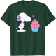 Peanuts - Snoopy Heart Cupcake T-Shirt - T-Shirt | Forest