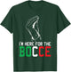 Hand Sign Italian Colors Here For The - Funny Bocce Ball T-Shirt - T-Shirt | Forest
