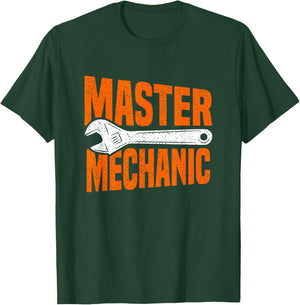 Master Mechanic Auto Repairman Car Mechanic T-Shirt - T-Shirt | Forest