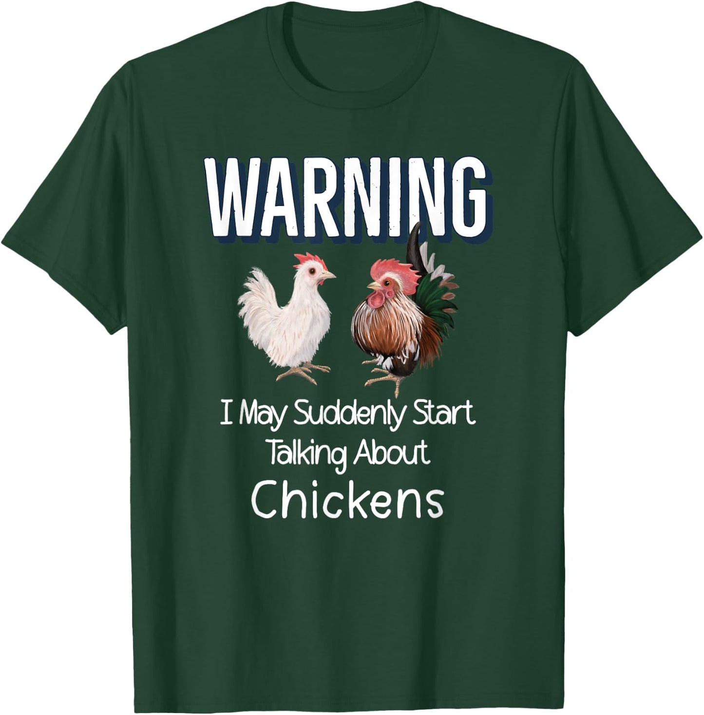 Serama Chicken Lovers Hen & Rooster Funny Chicken Farmer T-Shirt - T-Shirt | Forest