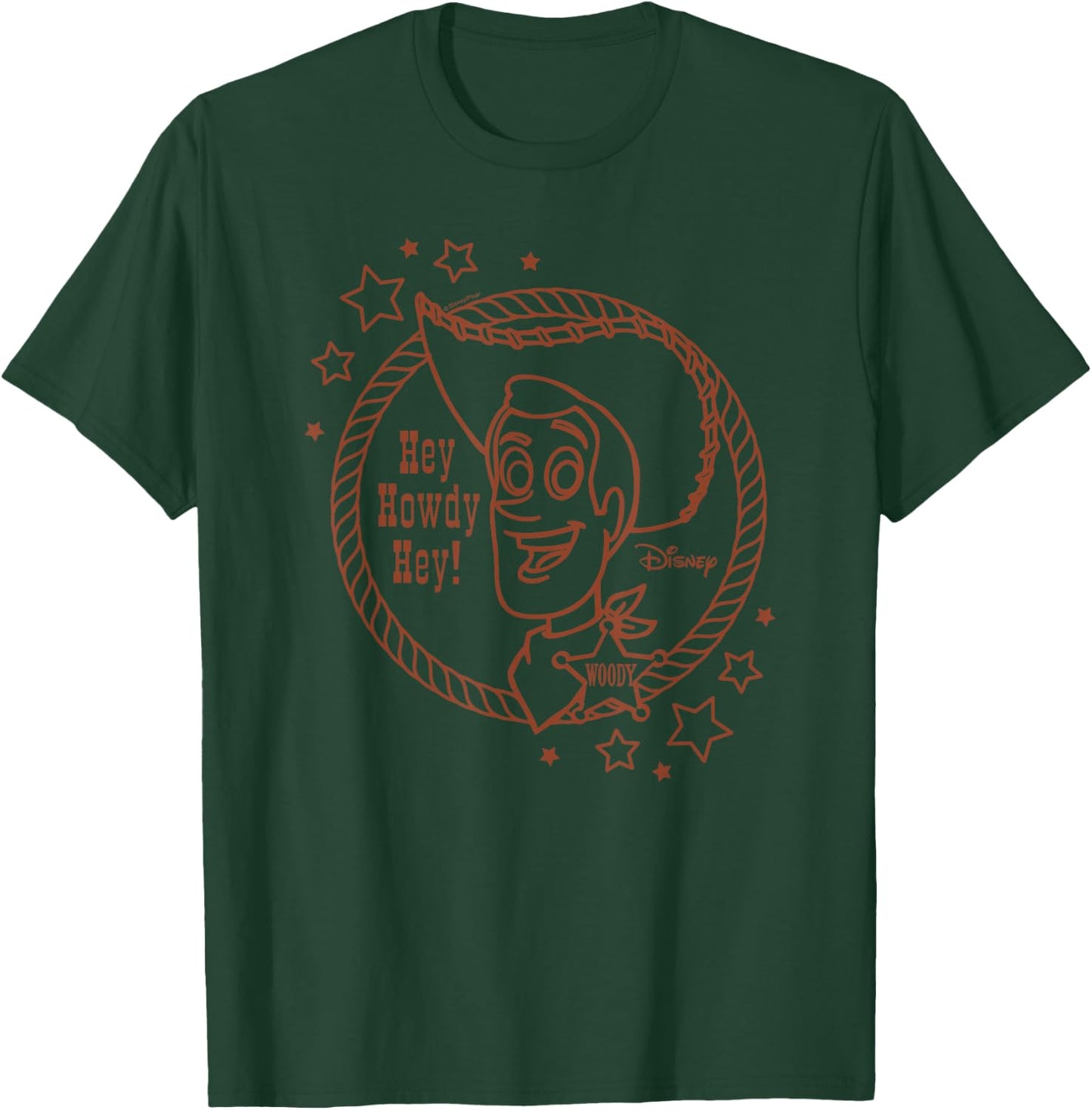 Toy Story - Hey Howdy Hey T-Shirt - T-Shirt | Forest