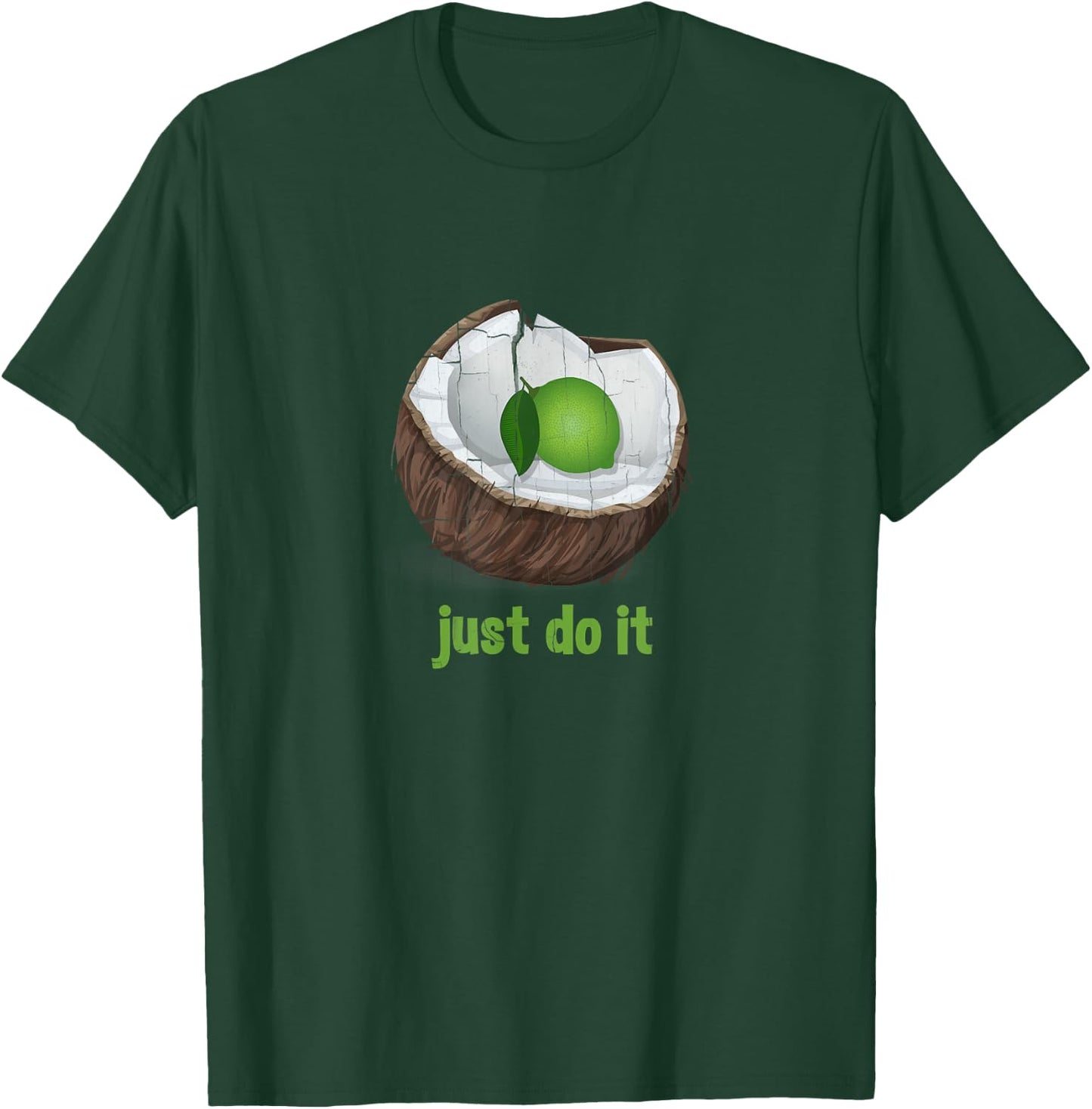 Funny Lime In The Coconut (Distressed) T-Shirt - T-Shirt | Forest