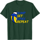 Bump Set Spike Repeat Volleyball Player T-Shirt - T-Shirt | Forest