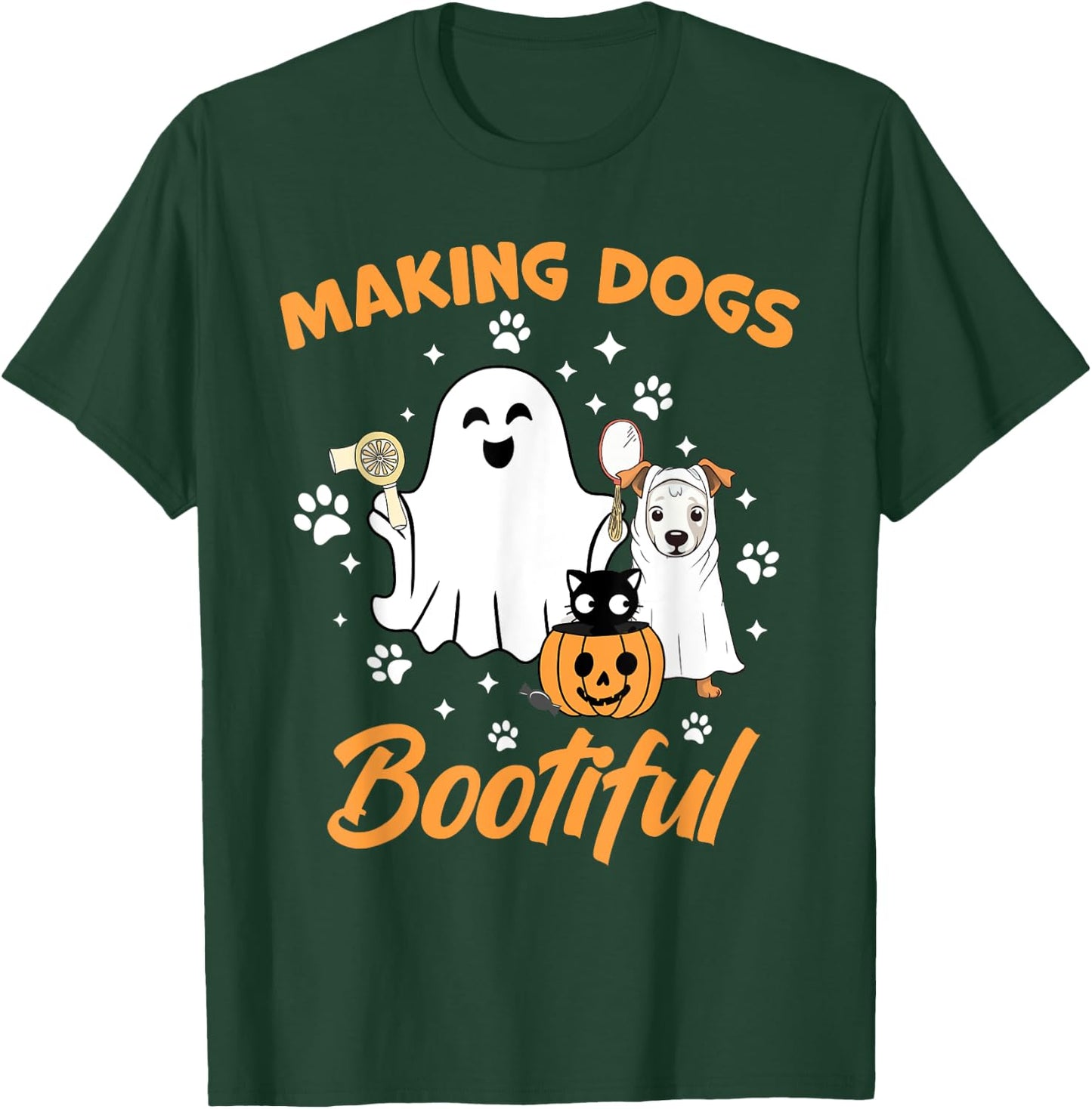 Making Dogs Bootiful Funny Pet Grooming Dogs Furologist T-Shirt - T-Shirt | Forest