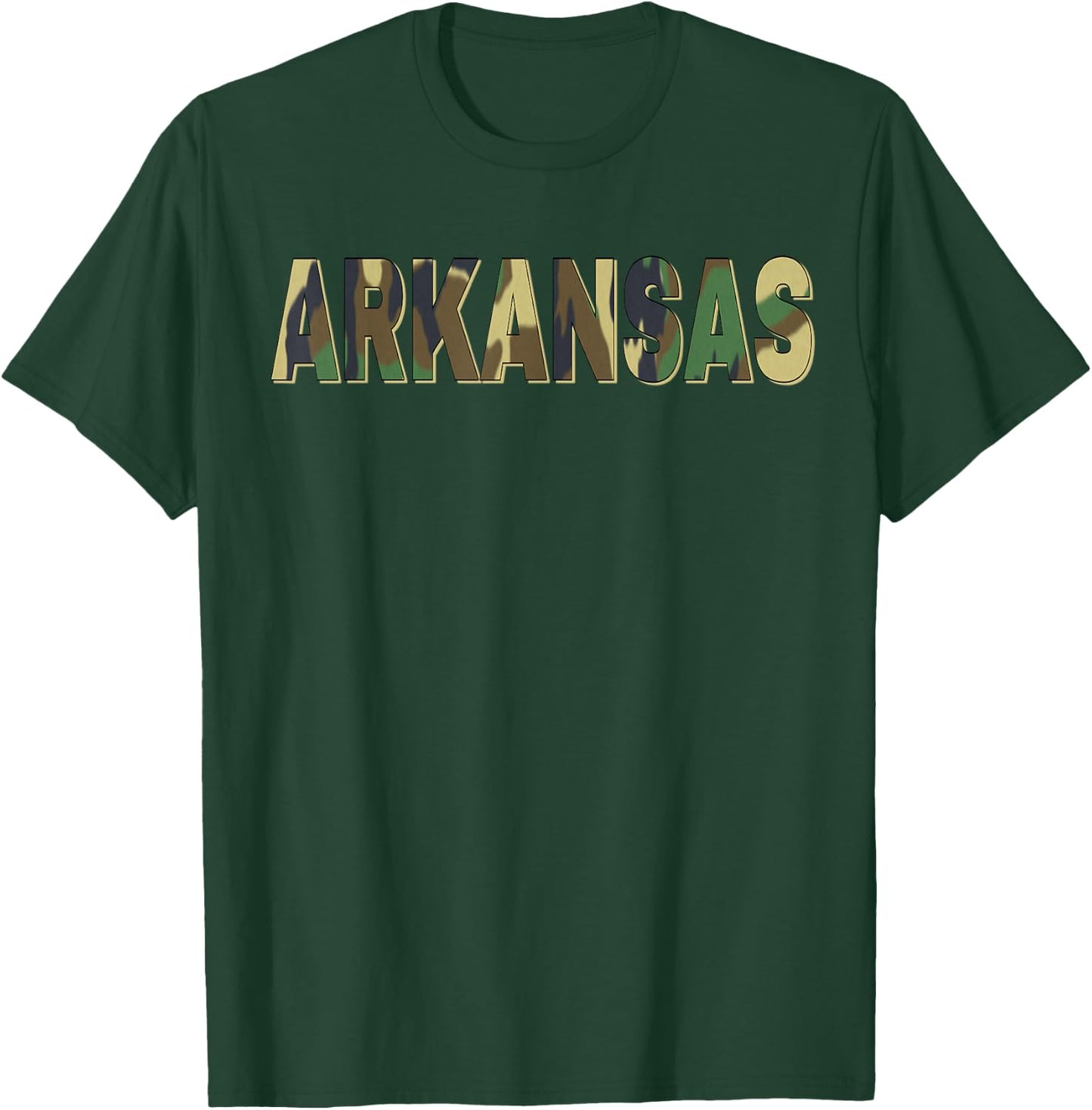 Arkansas Camouflage Men Women & Kids Camo Arkansas T-Shirt - T-Shirt | Forest