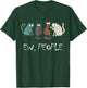 Ew People Funny Black Cat Cute Meowy Kitty Cat Lover Gift T-Shirt - T-Shirt | Forest