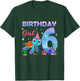 6th Birthday Girl Sea Turtle 6 Year Old Ocean Aquarium Girls T-Shirt - T-Shirt | Forest