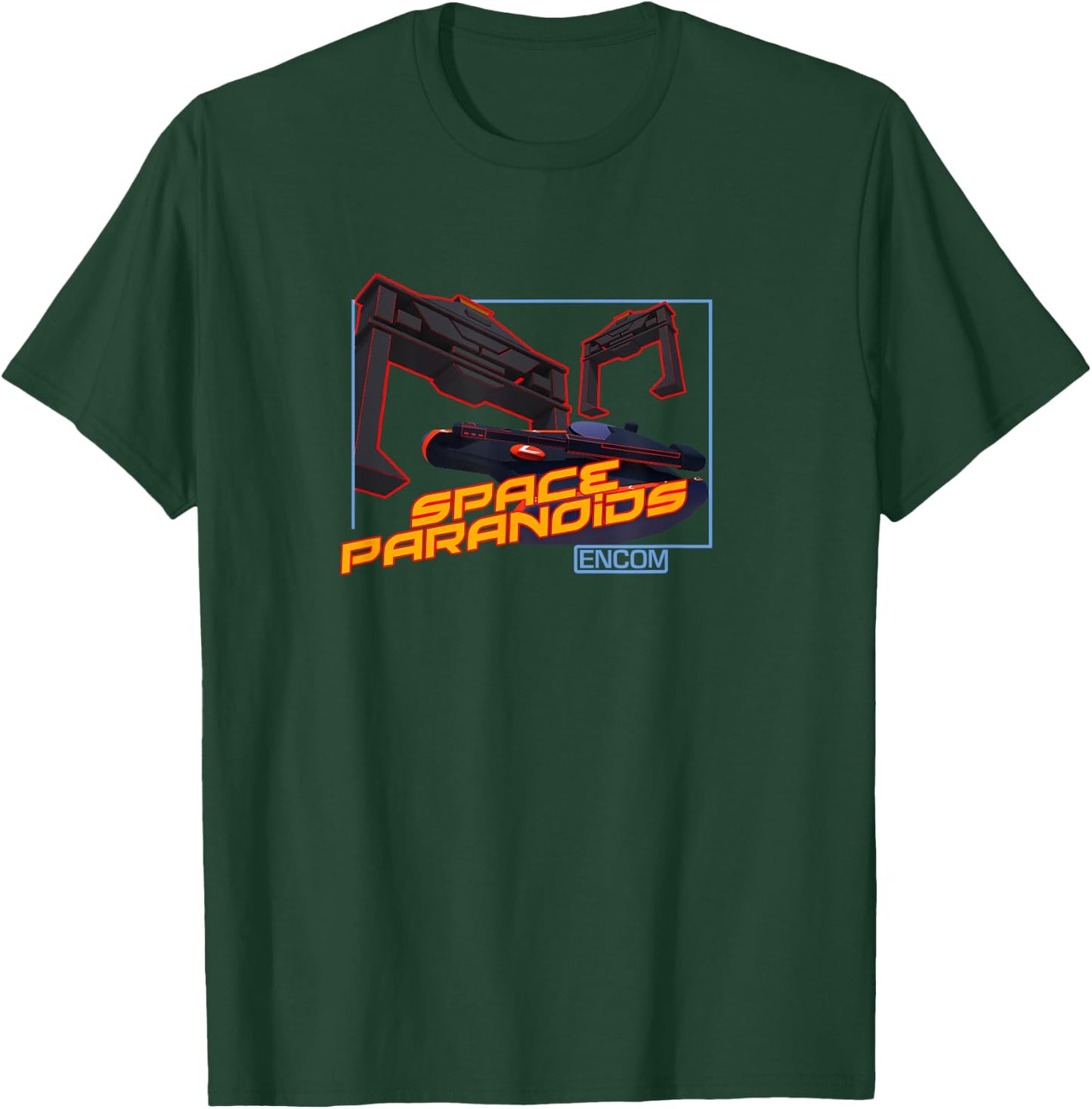 Encom Space Paranoids Game T-Shirt - T-Shirt | Forest