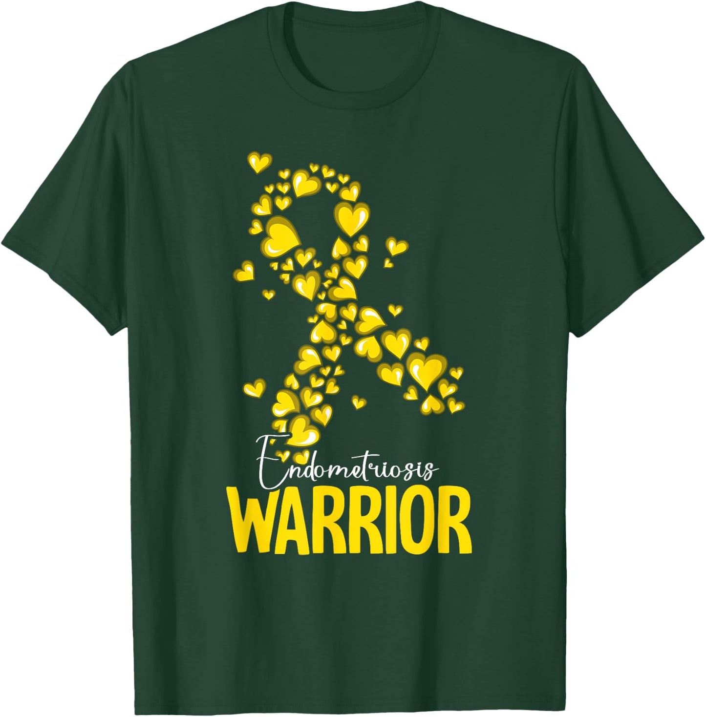 Warrior Endometriosis Awareness T-Shirt - T-Shirt | Forest