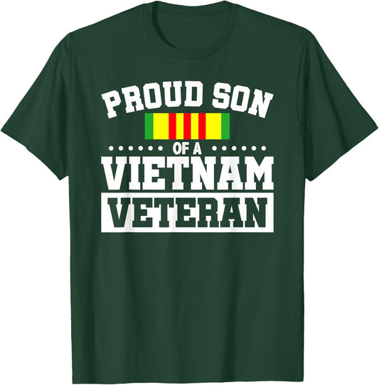 Proud Son Of A Vietnam Veteran T-Shirt - T-Shirt | Forest