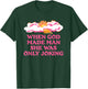 When God Made Man She Was Only Joking Christian T-Shirt - T-Shirt | Forest