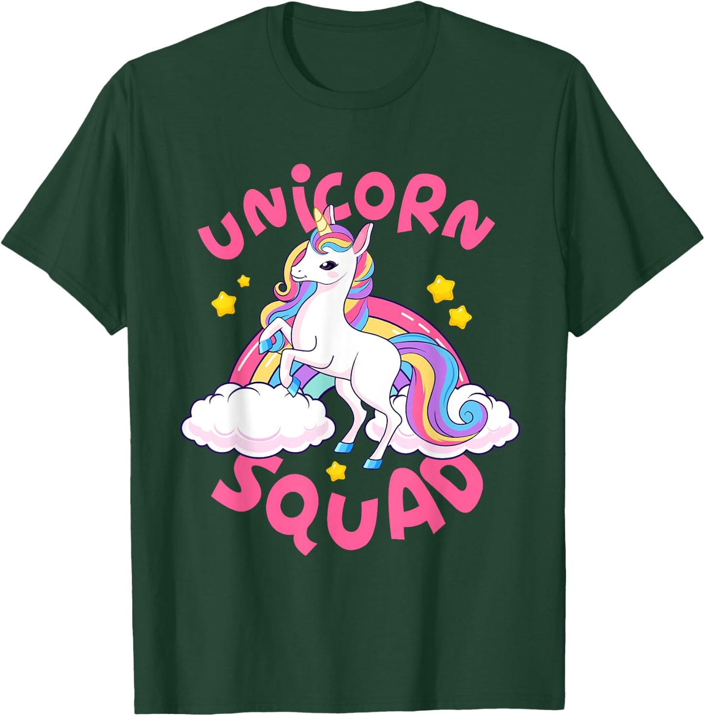 Unicorn Squad Birthday Graphic - Unicorn Squad T-Shirt - T-Shirt | Forest