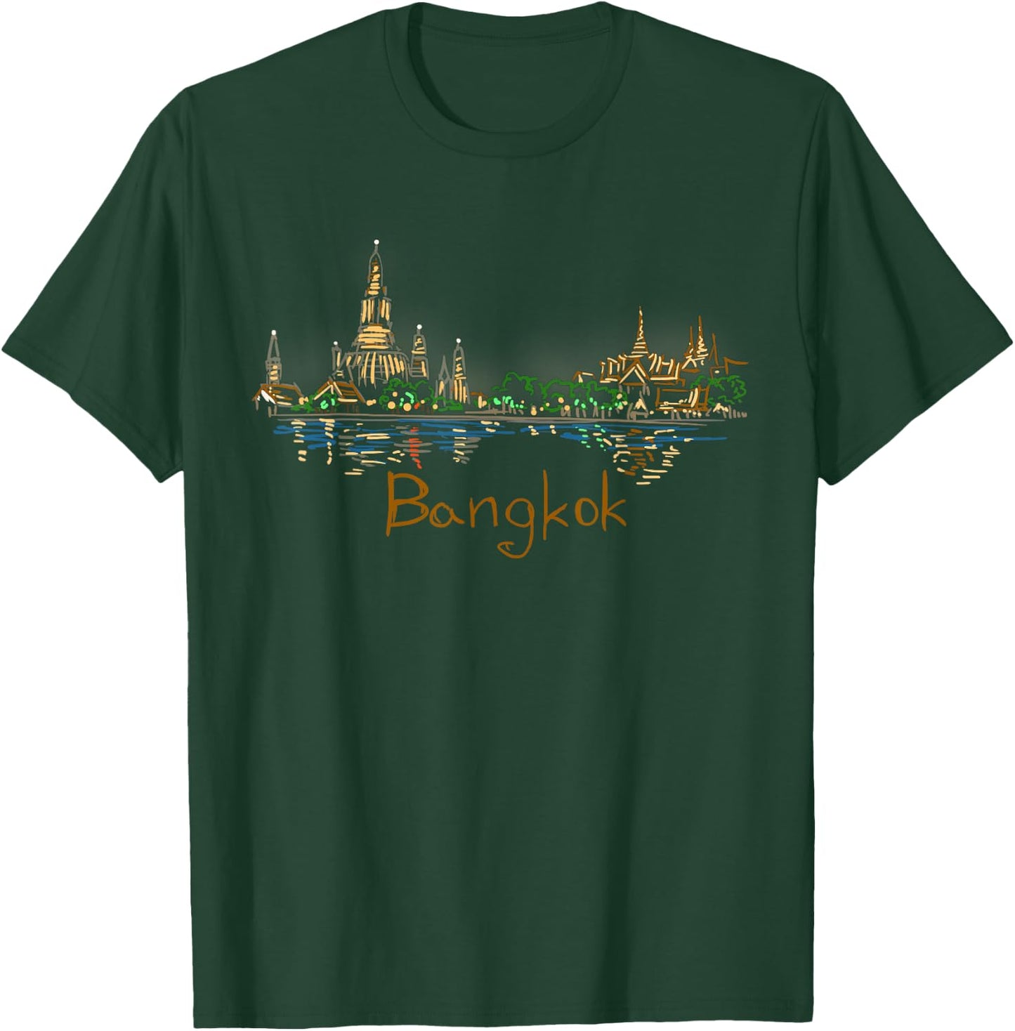 Bangkok City Thailand souvenir gift women T-Shirt - T-Shirt | Forest