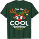 Christmas PJS Cool XMas Reindeer Matching T-Shirt - T-Shirt | Forest