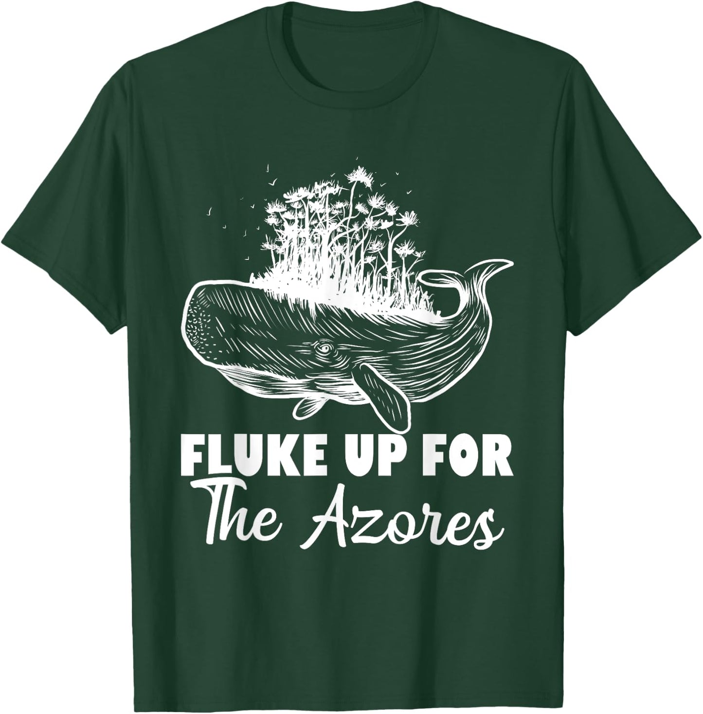 Azores Summer Vacation Whale Watching Beach Vacay T-Shirt - T-Shirt | Forest