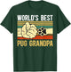 World's Best Pug Grandpa Of A Pug Grandfather T-Shirt - T-Shirt | Forest
