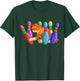 Cute Cat Knocking Over Bowling Pins Kitty Bowlers Cat Lovers Men Women Girls Kids T-Shirt - T-Shirt | Forest