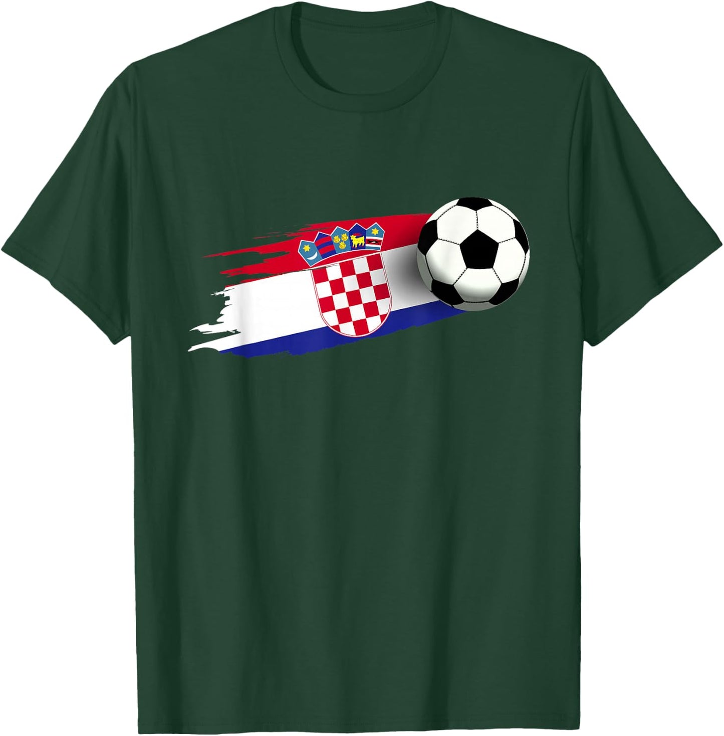 Croatia Flag Jersey Croatian Soccer Team Croatian T-Shirt - T-Shirt | Forest