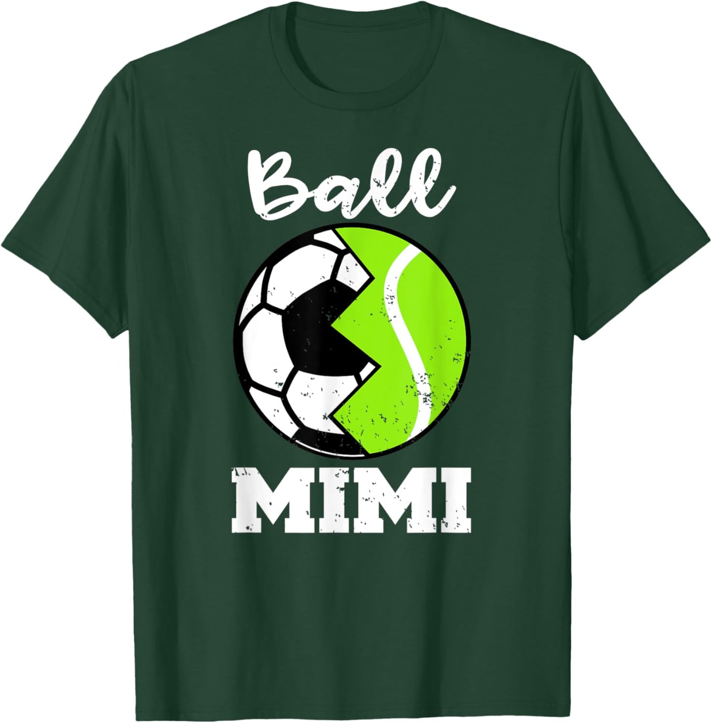 Ball Mimi Funny Soccer Tennis Player Mimi T-Shirt - T-Shirt | Forest