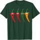 Cayenne Pepper Hot -Colorful Chili Funny - Spicy Food Lovers T-Shirt - T-Shirt | Forest