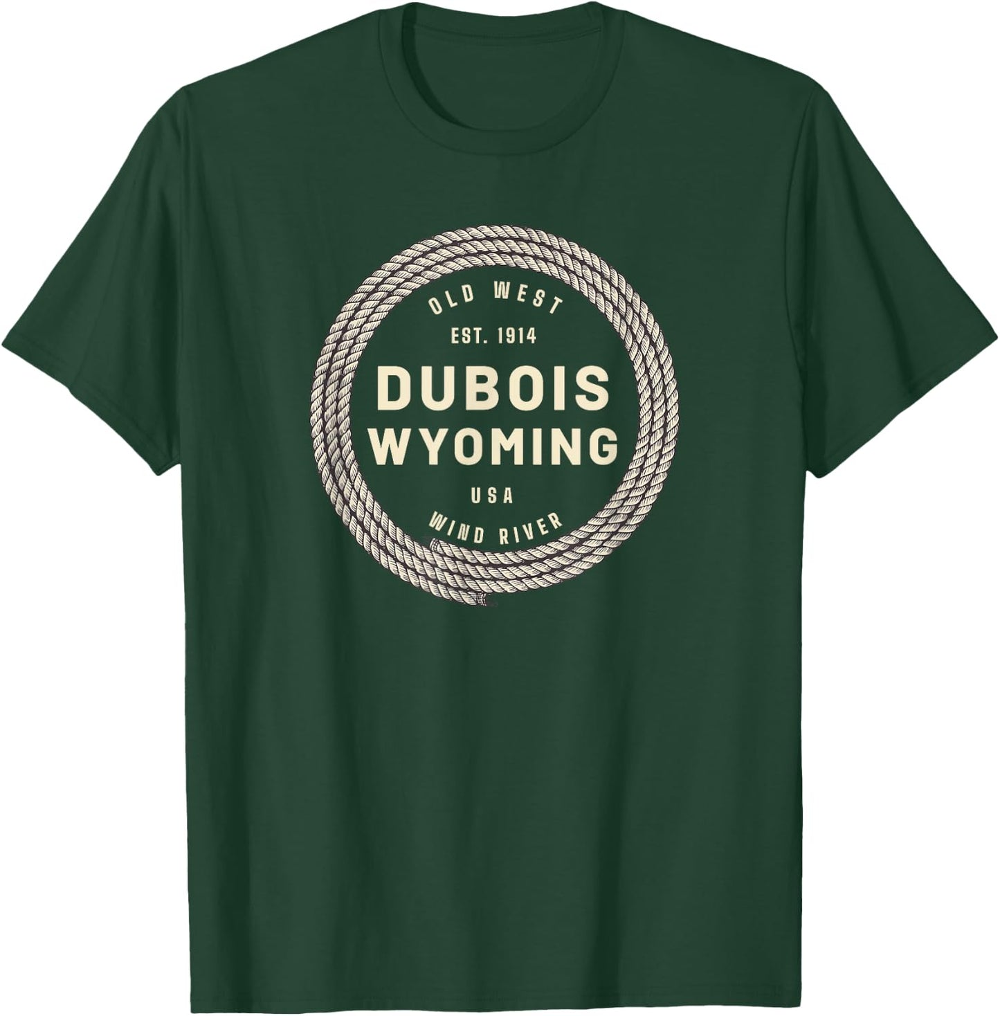 Dubois Wyoming Souvenir WY T-Shirt - T-Shirt | Forest