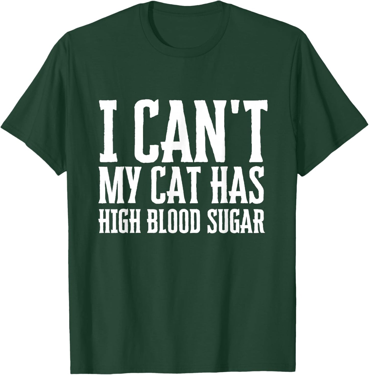 Cat Diabetes Syringe Helicopter Cat Mum Dad Cat Diabetes T-Shirt - T-Shirt | Forest