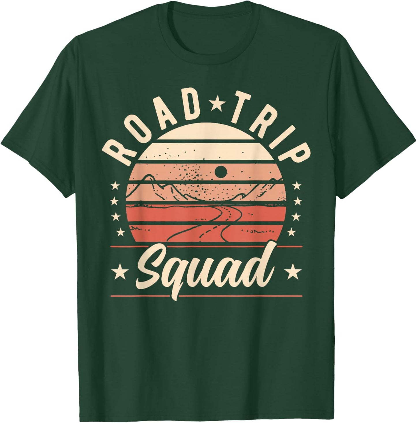 Road Trip Squad Road Trip T-Shirt - T-Shirt | Forest
