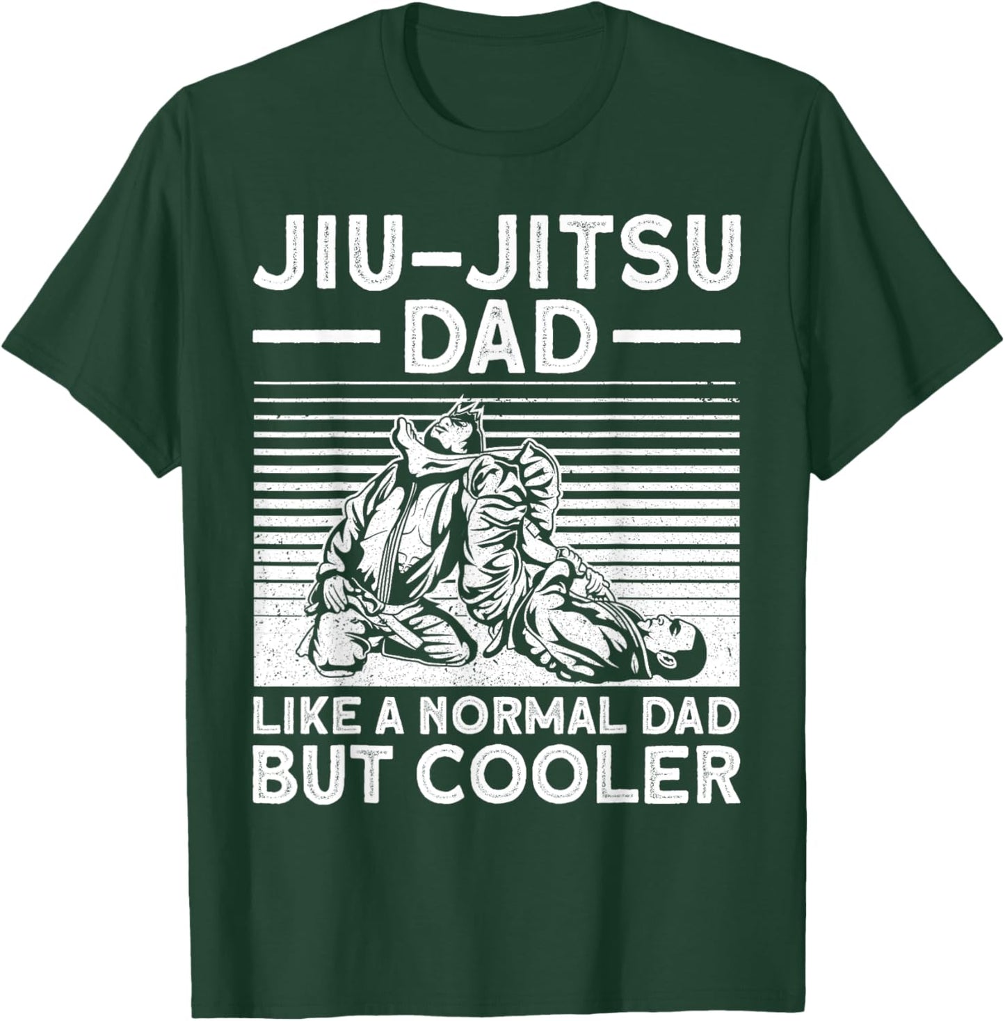 Funny Jui Jitsu Dad Design Brazilian Jui Jitsu Lover Small T-Shirt - T-Shirt | Forest