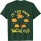 5 Years Old Girl Tacos Old 5th Birthday Kids T-Shirt - T-Shirt | Forest