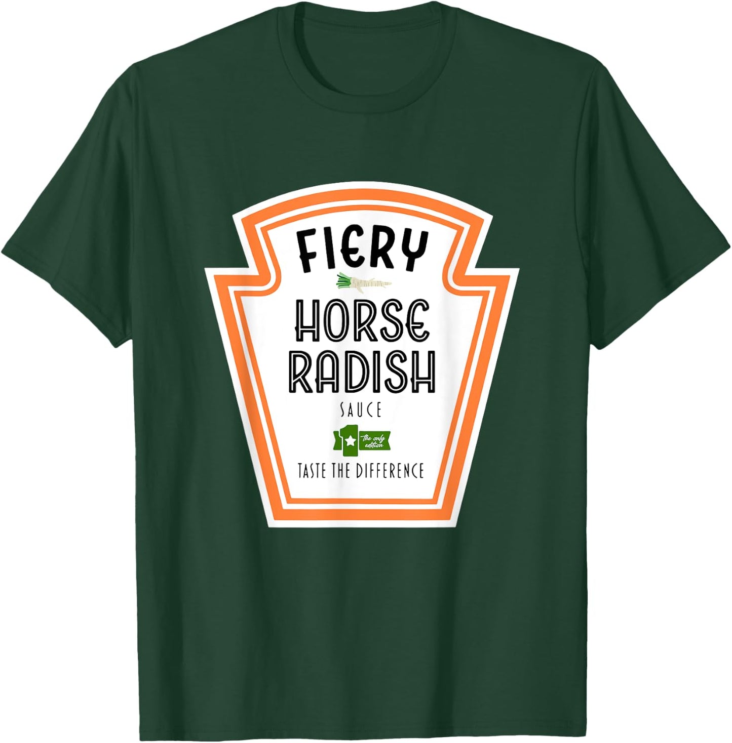 Fiery Horse Radish Sauce Group Condiment Halloween T-Shirt - T-Shirt | Forest