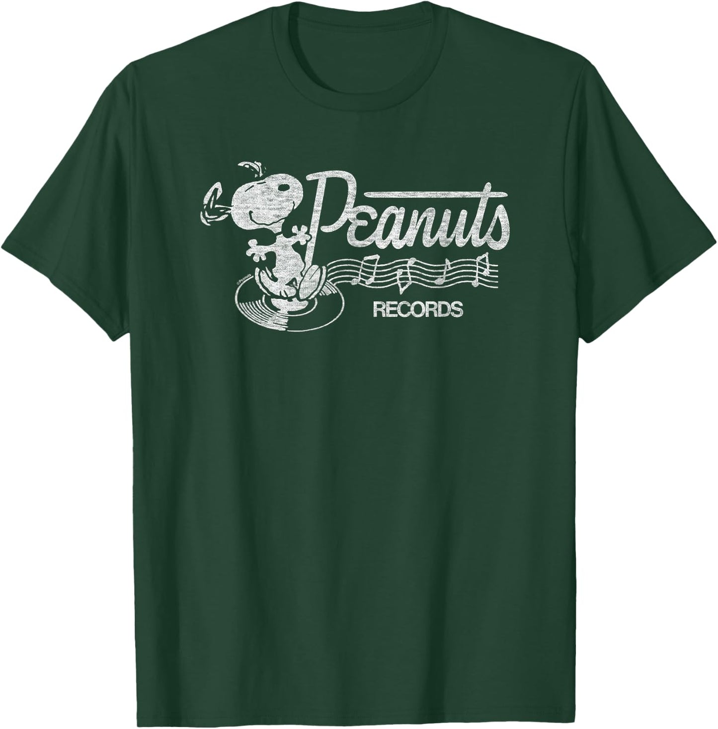 Peanuts - Records Dancing Snoopy T-Shirt - T-Shirt | Forest