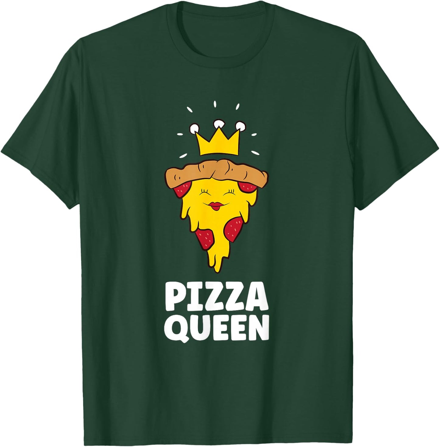 Pizza Queen Love Pizzas T-Shirt - T-Shirt | Forest