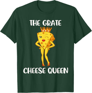 Queen of Cheese T-Shirt - T-Shirt | Forest