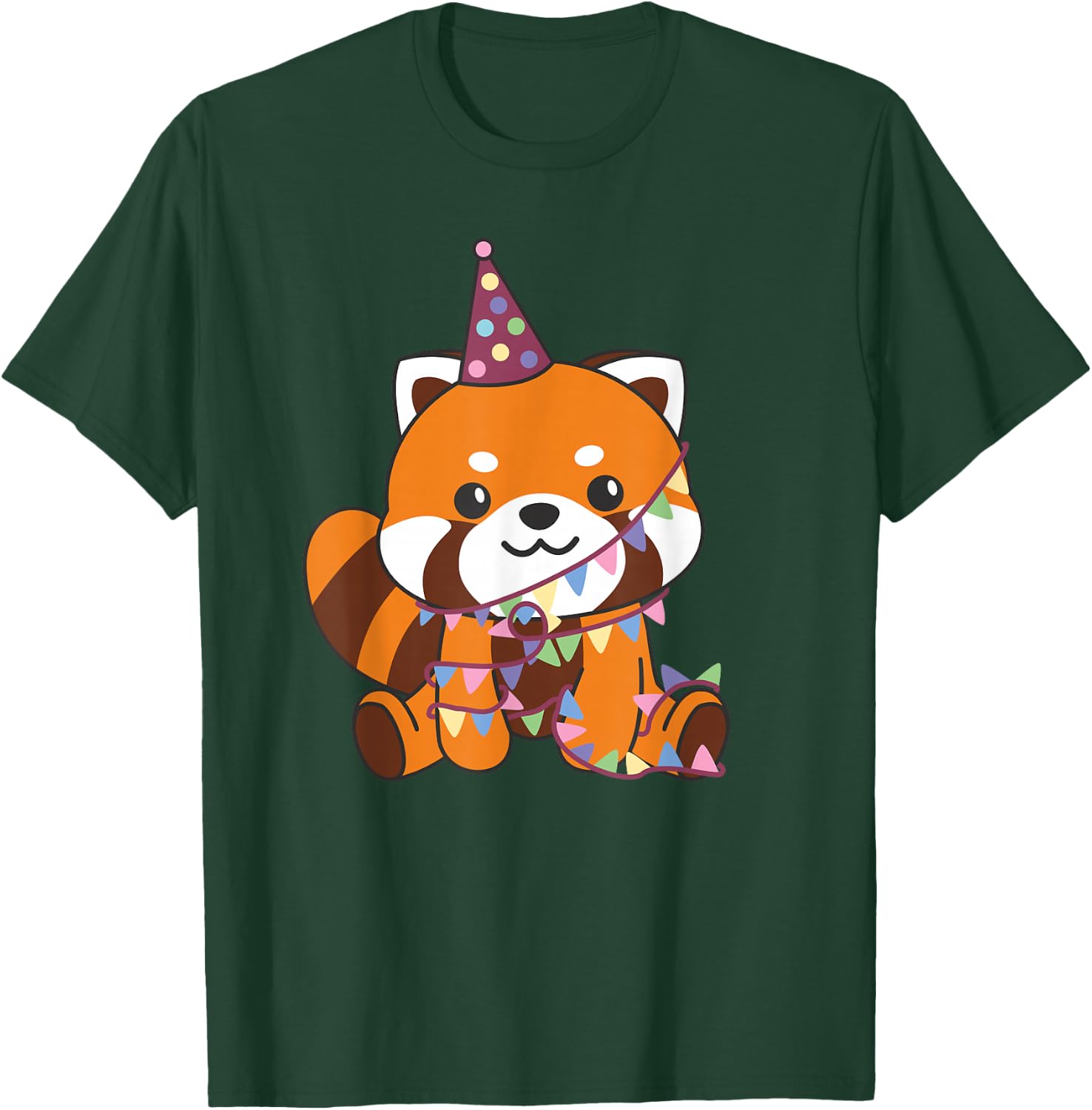 Red Panda Birthday for Children a Birthday Red Panda T-Shirt - T-Shirt | Forest