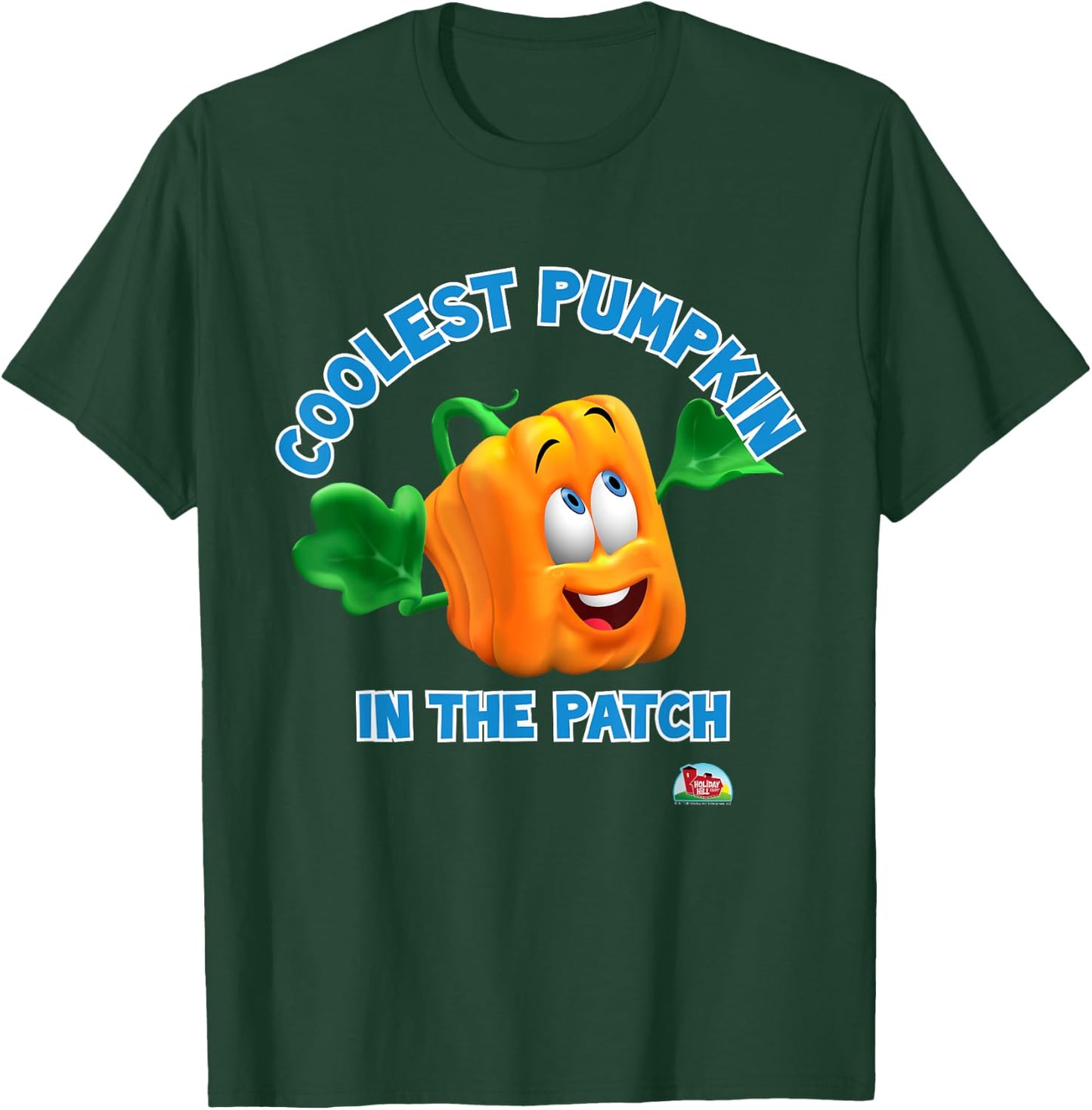 Coolest Pumpkin in the Patch - Spookley Halloween Kids T-Shirt - T-Shirt | Forest