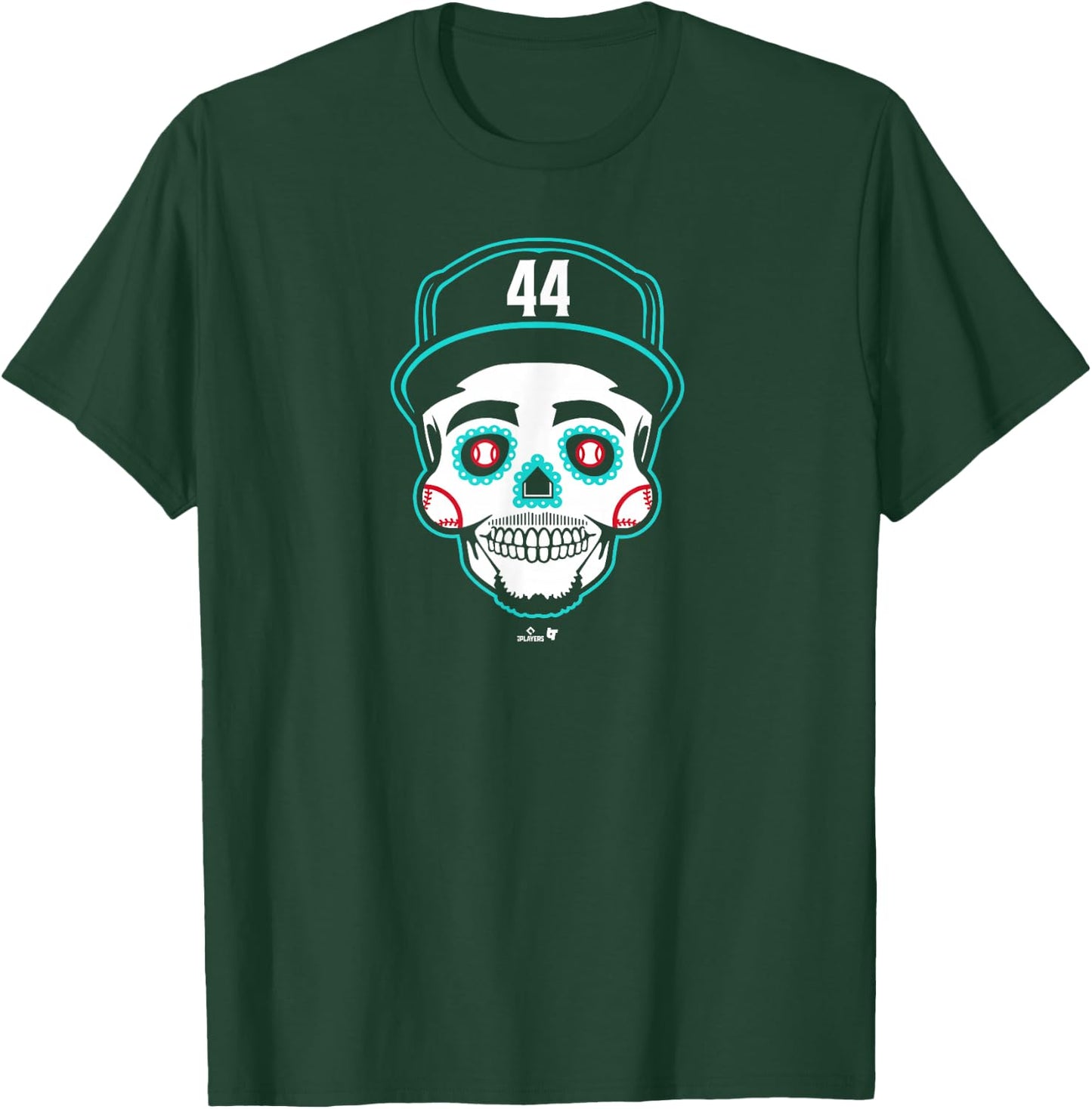 Julio Rodriguez - Sugar Skull - Seattle Baseball T-Shirt - T-Shirt | Forest