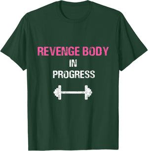 Revenge Body Gym Workout Sports Mindset Fitness T-Shirt - T-Shirt | Forest