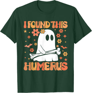 I Found This Humerus Funny Ghost Spooky Season Halloween T-Shirt - T-Shirt | Forest
