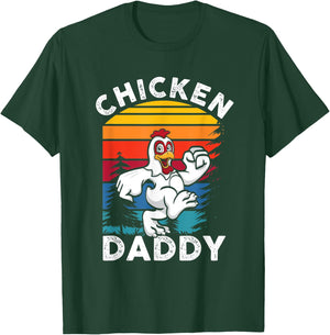 Chicken Daddy | Farming Roaster Poultry | Farmer T-Shirt - T-Shirt | Forest