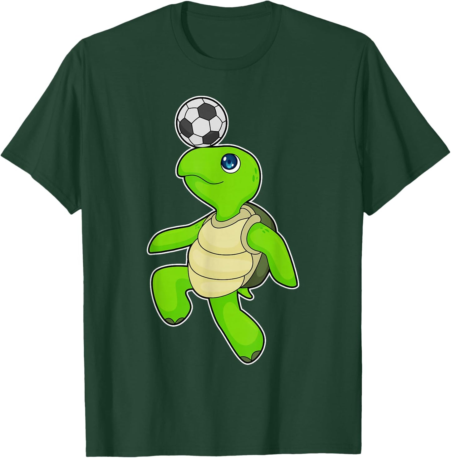 Turtle Soccer player Soccer Sports T-Shirt - T-Shirt | Forest
